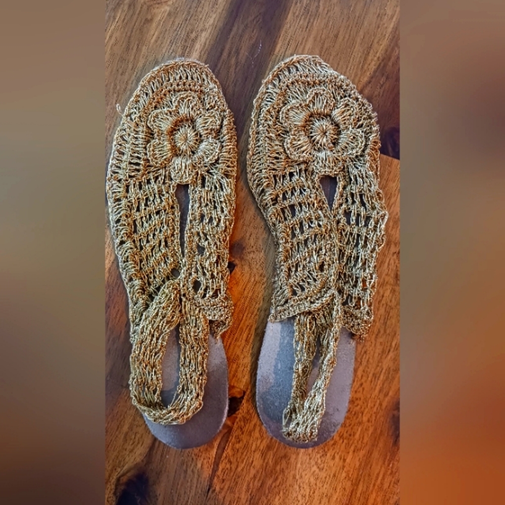 Vintage gold slides